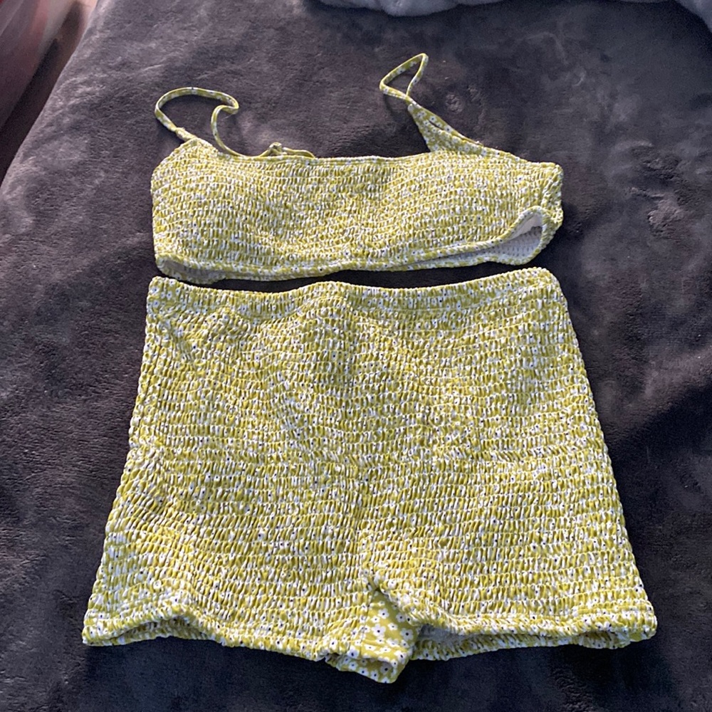 Sweet lime green bikini
